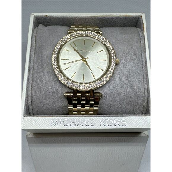 Michael Kors Darci MK3191 Women\'s Gold-Tone Stainless Steel Analog Watch JNA44 main image 9
